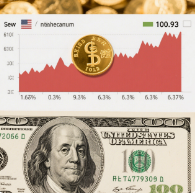 Screenshot of U.S. 10-year Treasury yield trend