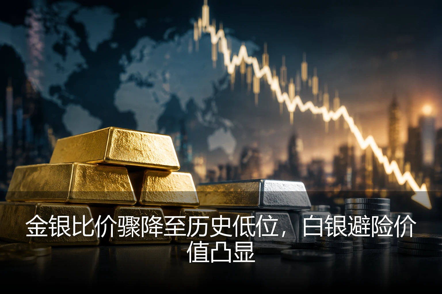 金银比价骤降至历史低位，白银避险价值凸显