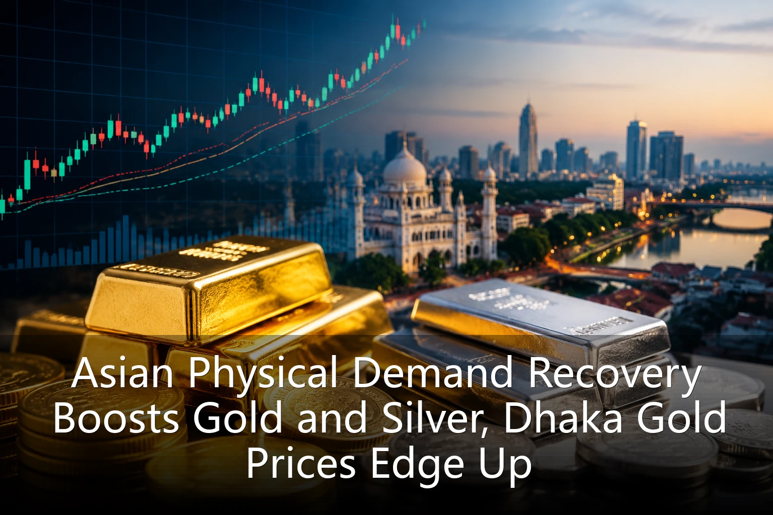 Asian Physical Demand Recovery Boosts Gold and Silver, Dhaka Gold Prices Edge Up