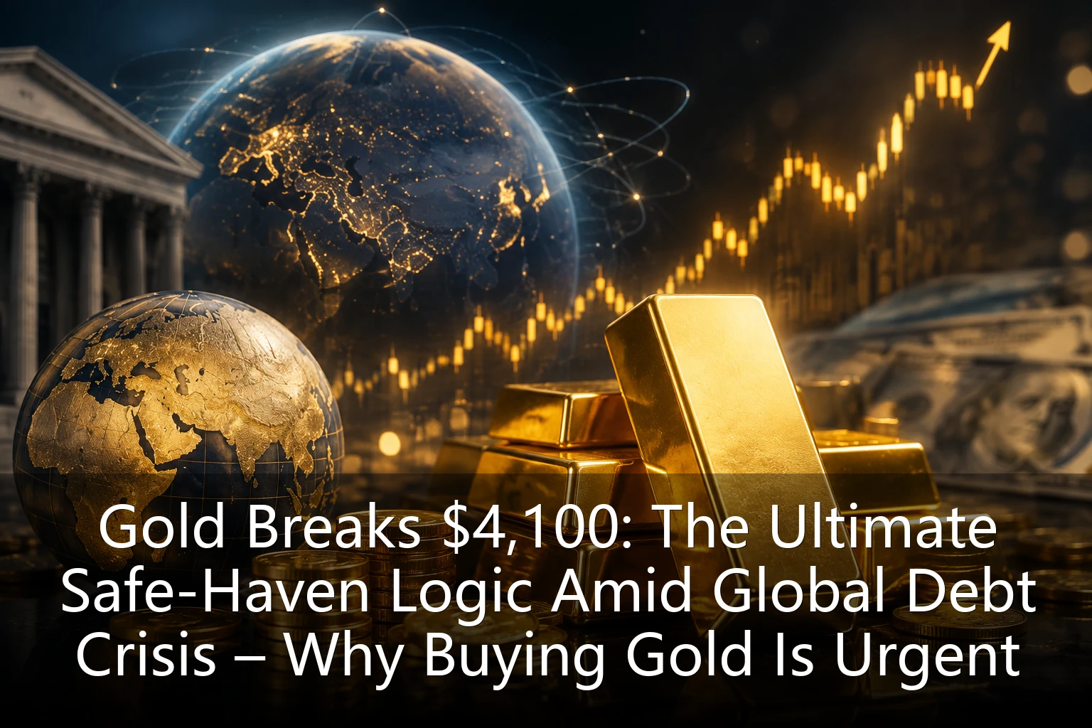 Gold Breaks $4,100: The Ultimate Safe-Haven Logic Amid Global Debt Crisis – Why Buying Gold Is Urgent
