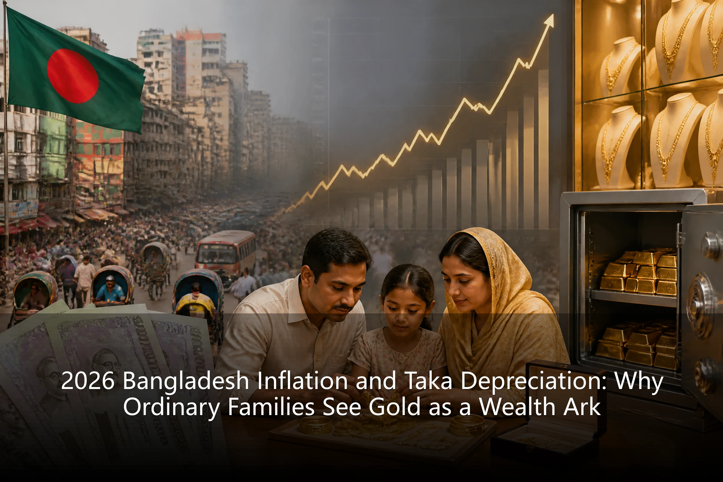 2026 Bangladesh Inflation and Taka Depreciation: Why Ordinary Families See Gold as a Wealth Ark
