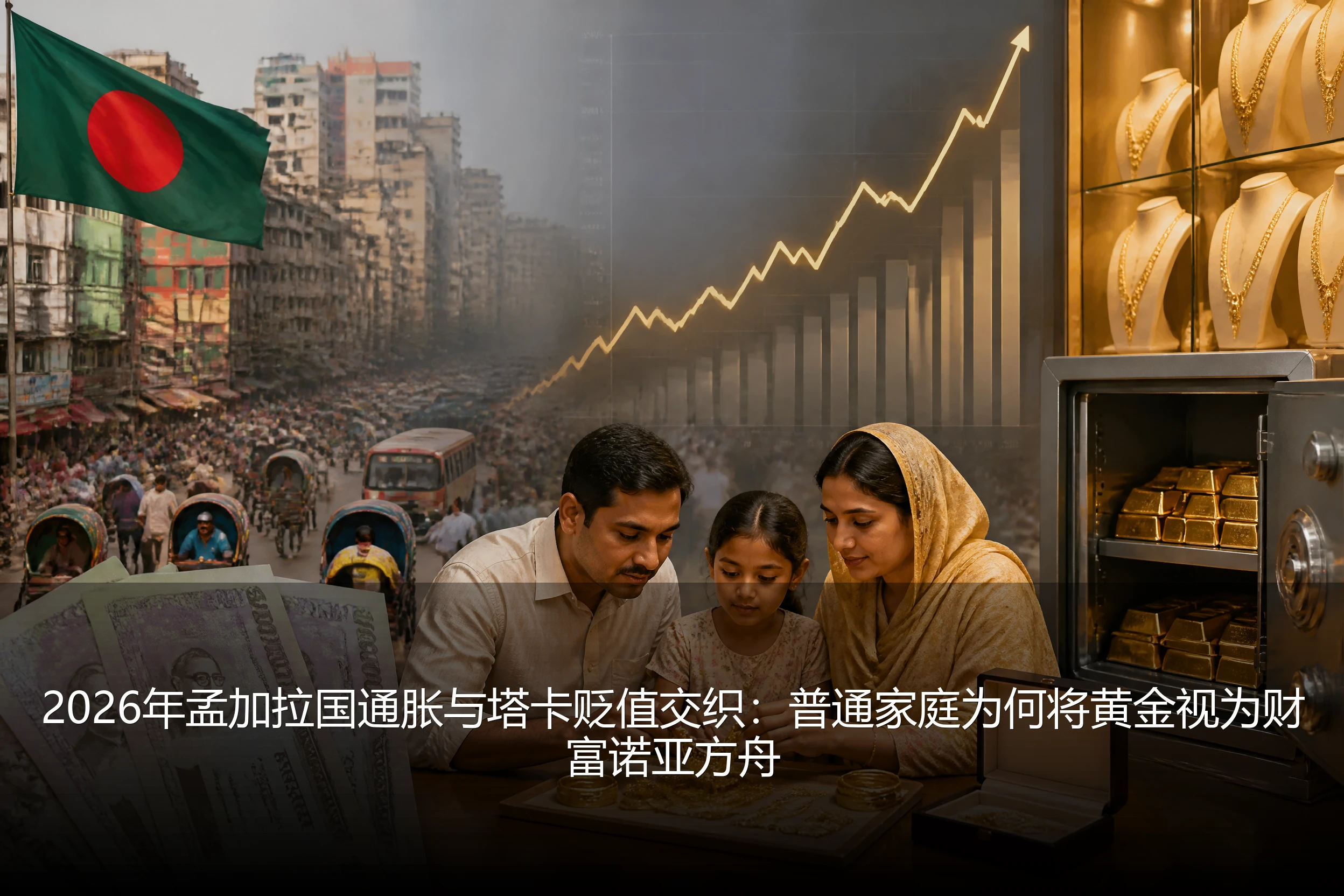 2026年孟加拉国通胀与塔卡贬值交织：普通家庭为何将黄金视为财富诺亚方舟