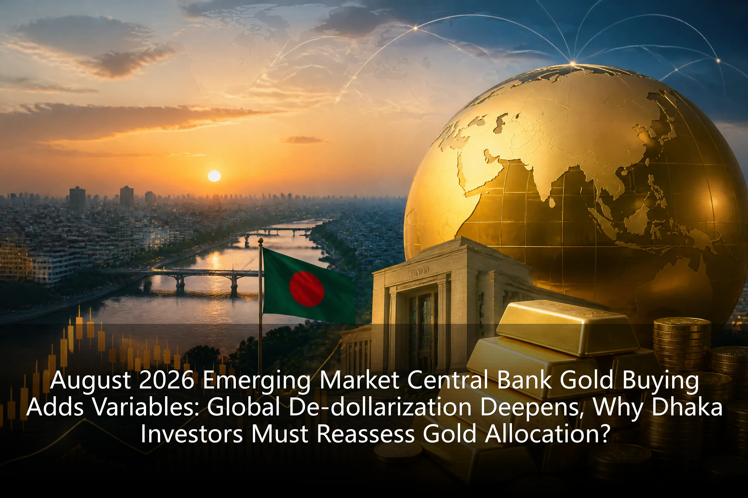 August 2026 Emerging Market Central Bank Gold Buying Adds Variables: Global De-dollarization Deepens, Why Dhaka Investors Must Reassess Gold Allocation?