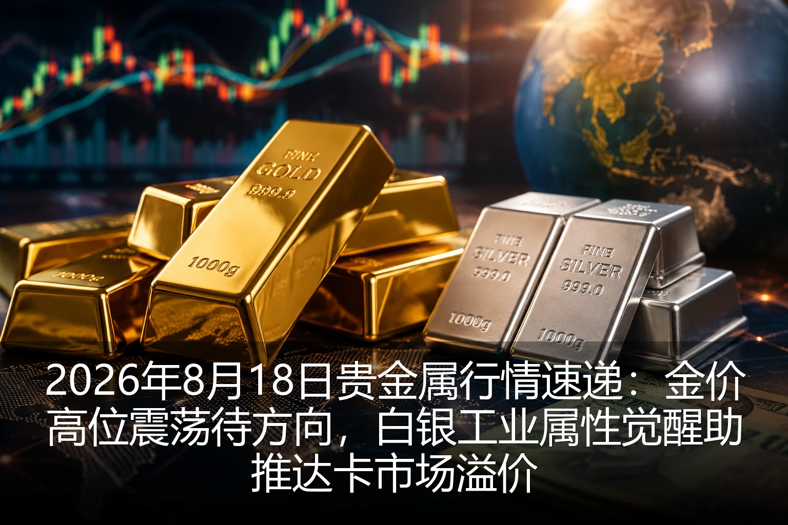 2026年8月18日贵金属行情速递：金价高位震荡待方向，白银工业属性觉醒助推达卡市场溢价