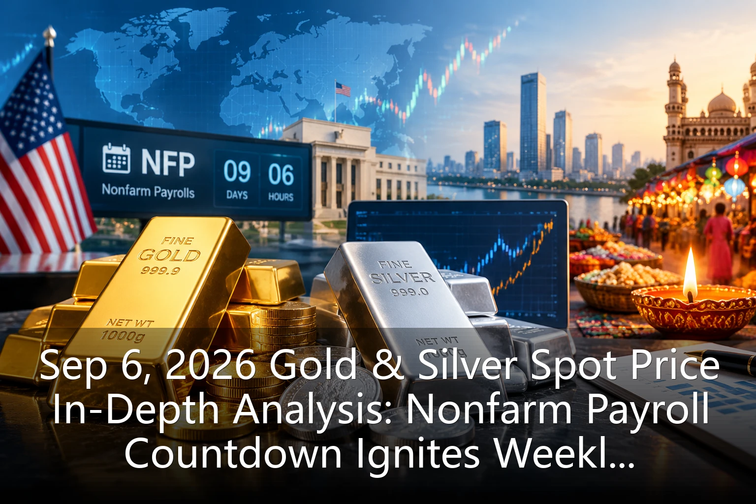 Sep 6, 2026 Gold & Silver Spot Price In-Depth Analysis: Nonfarm Payroll Countdown Ignites Weekly Tug-of-War, Gold-Silver Ratio Repair Enters Pre-Dhaka Festival Stock-Up Sprint